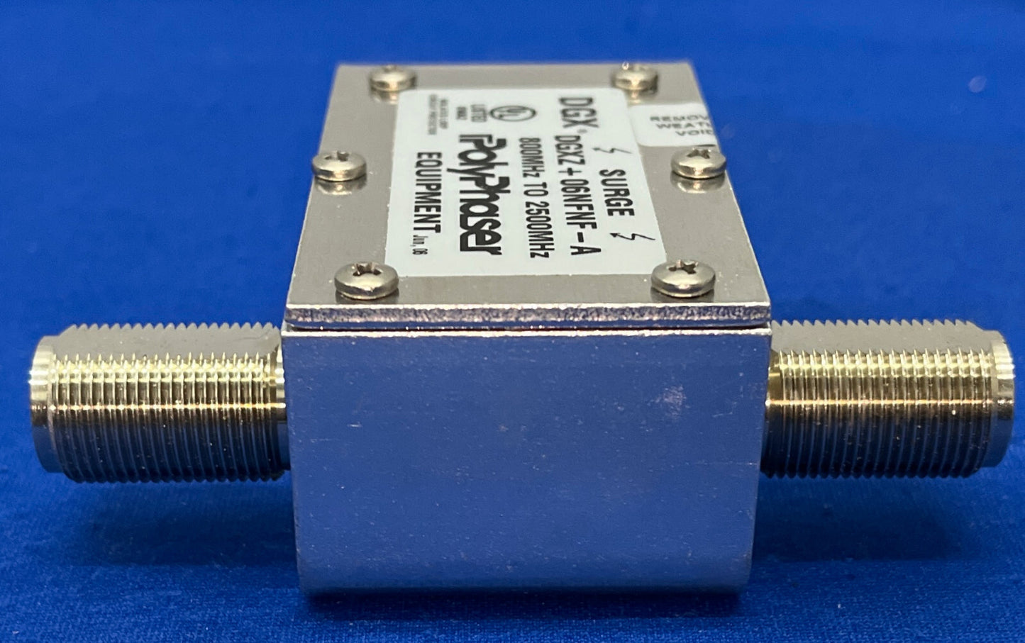 POLYPHASER ® EQUIPMENT DGX ® / DGXZ+06NFNF-A PROTETTORE DI CIRCUITO AD ANELLO ISOLATO