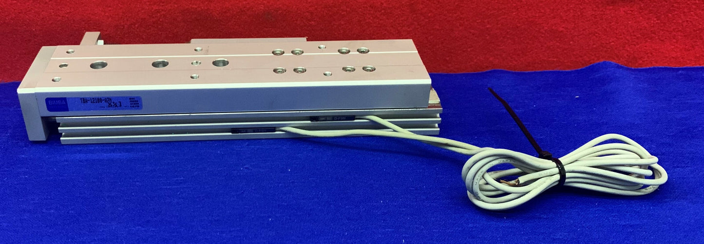 Bimba TBA-12100-A2M Twin Bore Actuator Air Table Slide w/SMC D-F9N Sensor