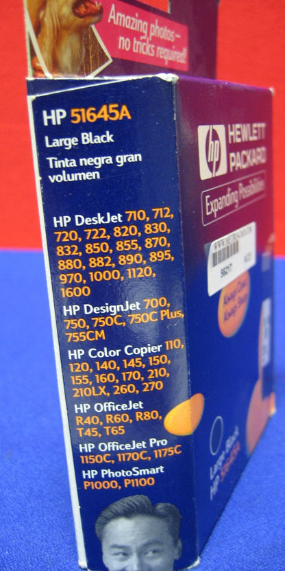 HP LARGE BLACK HP 51645A INKJET PRINT CARTRIDGE P1000,P1100 many other