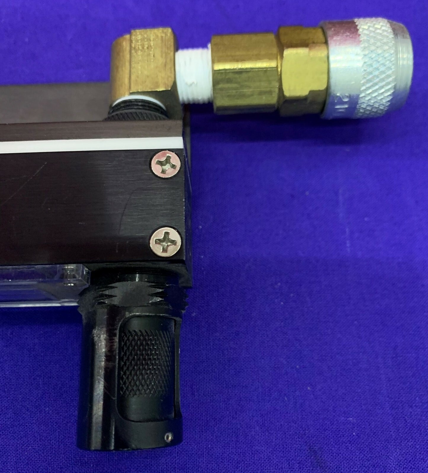 Teflon / Cole Parmer Valved Flowmeter TMR1-010457