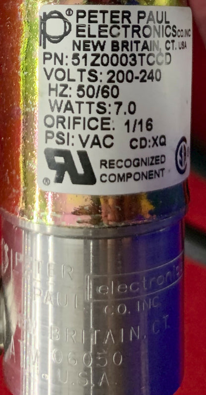 VARIAN  VACUUM ISOLATION PUMP VALVE VPI402205060