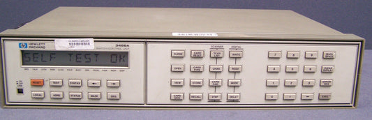 HP 3488A SWITCH/CONTROL UNIT: DC-26.5 GHZ SIGNAL SWITCHING MATRIX SN 2240A-02259