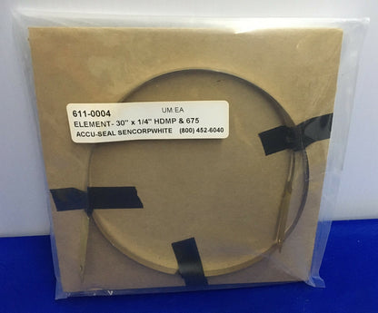 ACCU-SEAL SENCORPWHITE 611-0004 ELEMENT - 30" X 1/4" HDMP &amp; 675 HEIZELEMENT