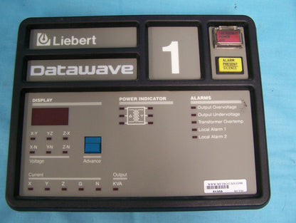 LEIBERT DATAWAVE 1 CONTROL PANEL ONLY