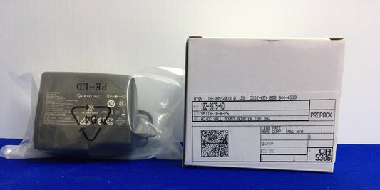 CUI, INC./ DIGI-KEY,102-3675-ND / SMI18-18-K-P5,AC/DC WALL MOUNT ADAPTER 18V 18W