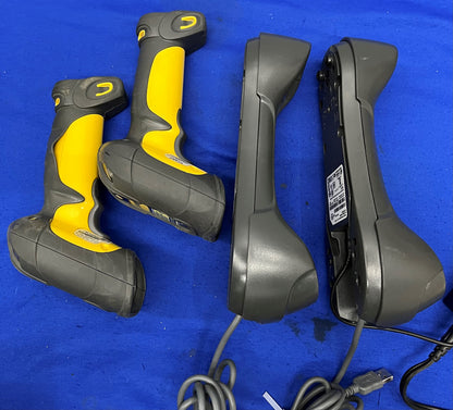 SYMBOL MOTOROLA BARCODE SCANNER LS3578 met OPLAADSTATION - 1 PARTIJ HOEVEELHEID 2