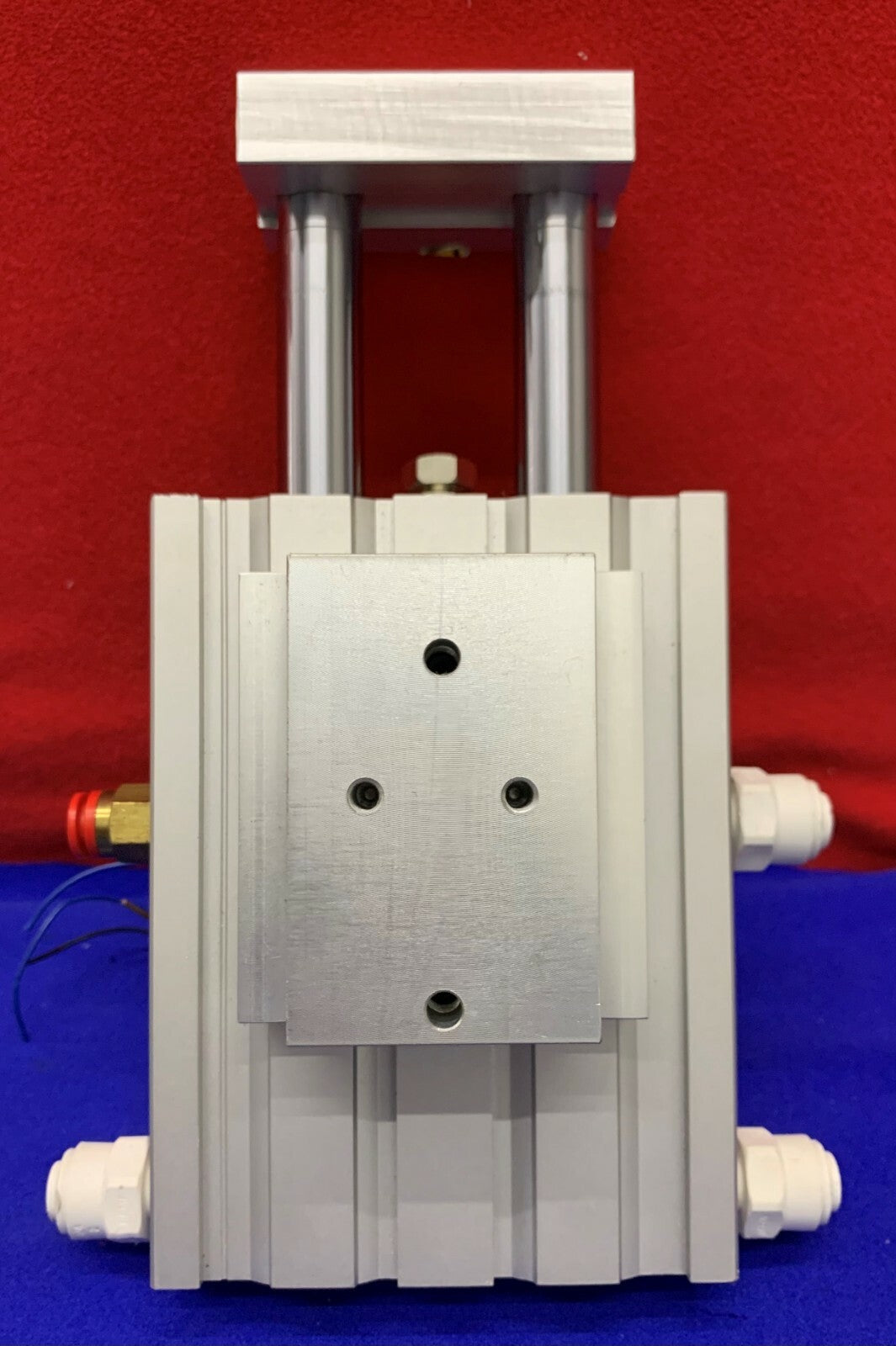 SMC CXSM32-50 Dual Rod Guided Cylinder with SMC D-Z76 Sensors