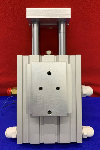 SMC CXSM32-50 Dual Rod Guided Cylinder with SMC D-Z76 Sensors