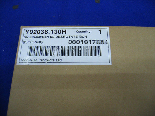 TECH-RISE Y92038-130H UNI/SR350/B#N SLIDE & ROTATE MOUNT FOR HOLDING LABTOPS