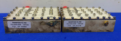 HF-Bandpassfilter 466 R6 1,5 GHz CMT 532-5000-0466 CMF466 0702 – 1 Charge, Menge 2