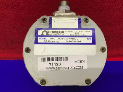 OMEGA DPG1000B - 760MMHGG DIGITAL GAGE GAUGE SHOWS COSMETIC WEAR MISSING BUTTON