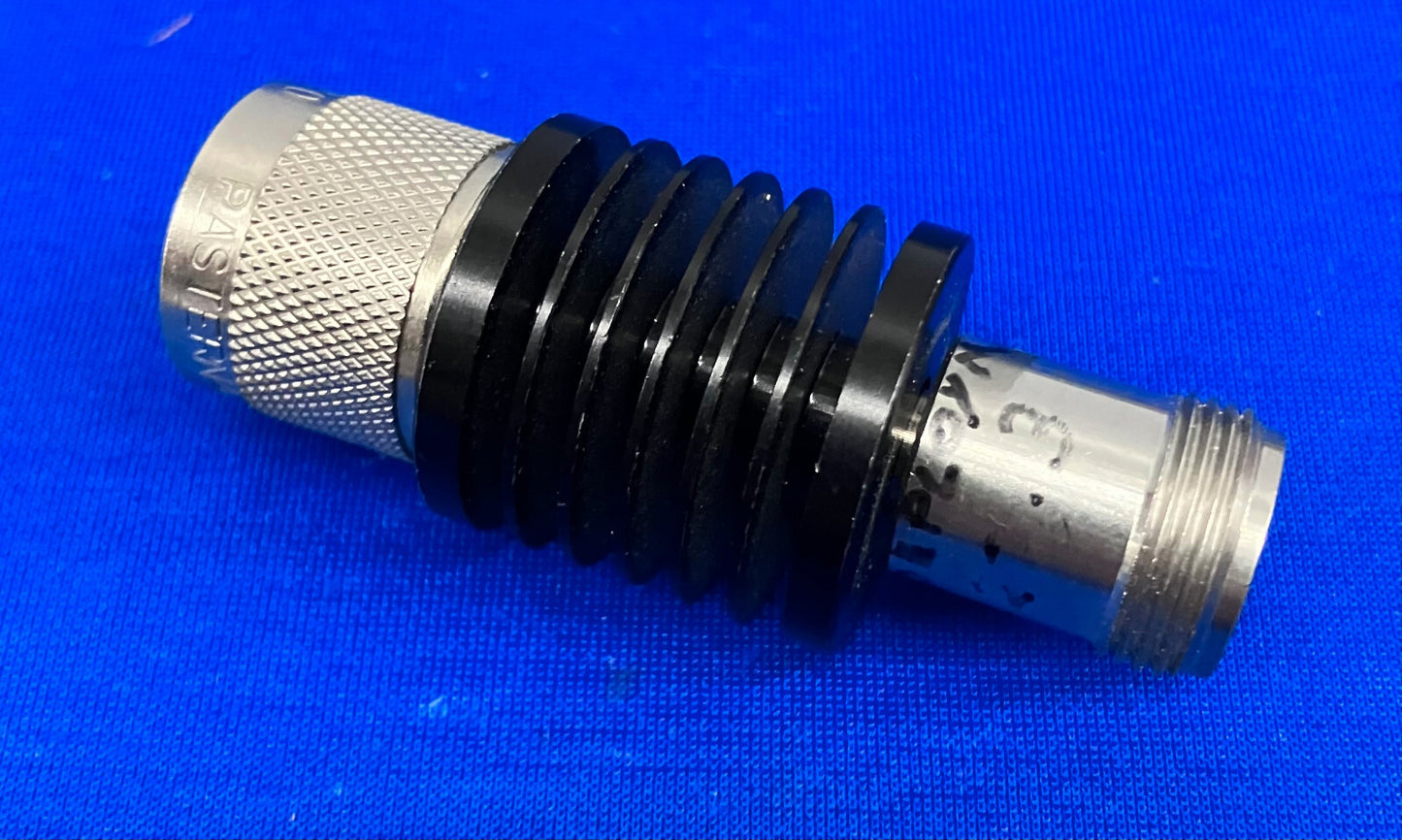 PASTERNACK PE7048-20, 20 DB FIXED ATTENUATOR, N MALE T, DIGIKEY # 3985-PE7048-20