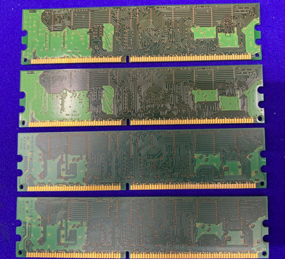 QTY 4 - HP / HEWLETT PACKARD 305956-041 DIMM MEMORY MODULES 128MB