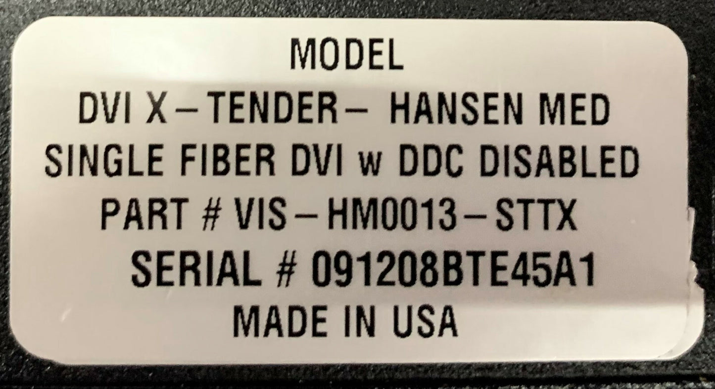 Thinklogical VIS-13 Digital Video Extension System Transmitter DVI X-Tender