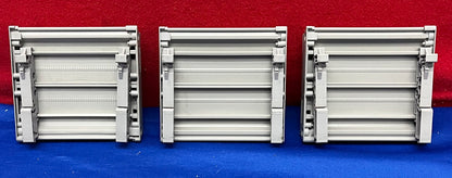 1 LOT QTY OF 3 - WAGO 50 Pin DIN RAIL MOUNT TERMINAL BLOCK