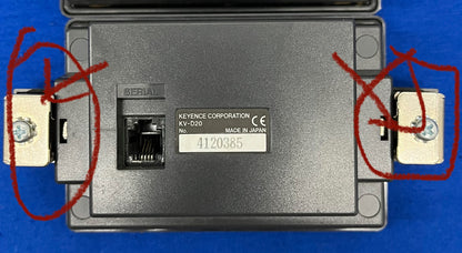 KEYENCE CORP KV-D20 OPERATOR INTERFACE PANEL 4 LINE - PARTS/REPAIR - 1 LOT QTY 3