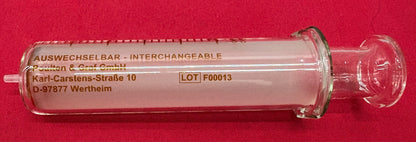 FORTUNA OPTIMA® 100ml GLASS SYRINGE GLASS LUER TIP