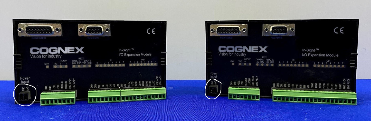 COGNEX IN-SIGHT ™ 800-5758-1J / 80057581J I/O EXPANSION MODULE - 1 LOT QTY 2