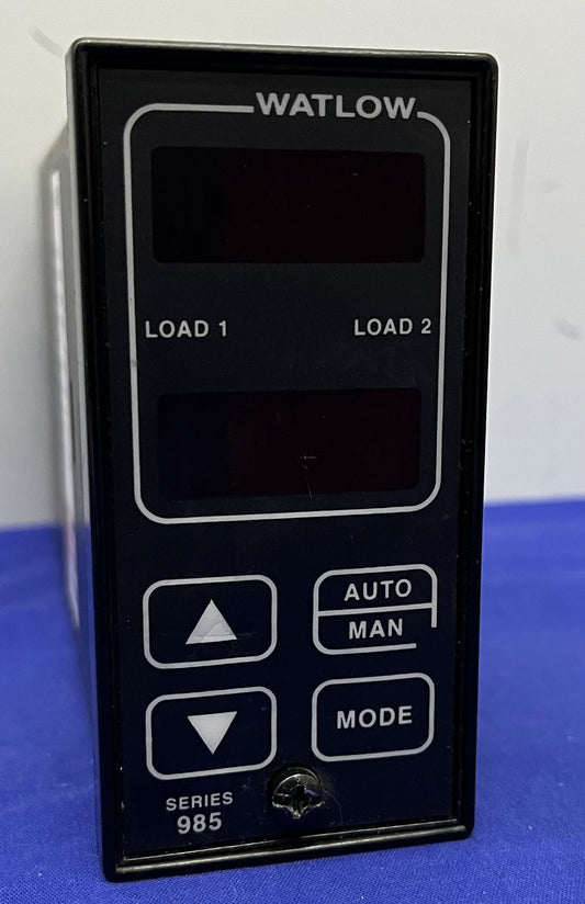 WATLOW TEMPERATURE CONTROLLER SERIES 985 985A-1BB0-0000 REV E - NO BRACKETS