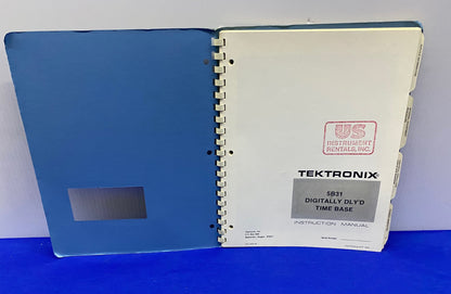 TEKTRONIX ® 5B31 / 070-1805-00 DIGITALLY DLY'D TIME BASE INSTRUCTION MANUAL