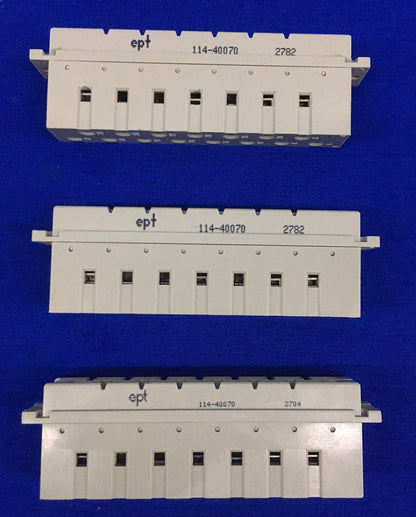 1 LOT QTY 3 - EPT 114-40070 CONNECTOR 15 PIN