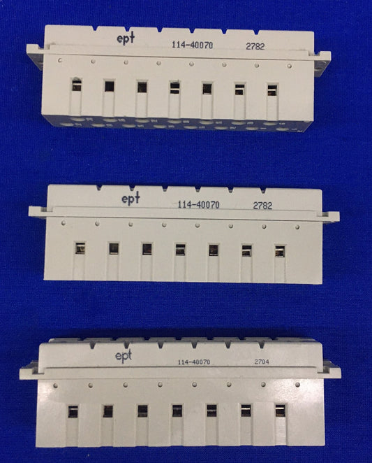 1 LOT QTY 3 - EPT 114-40070 CONNECTOR 15 PIN