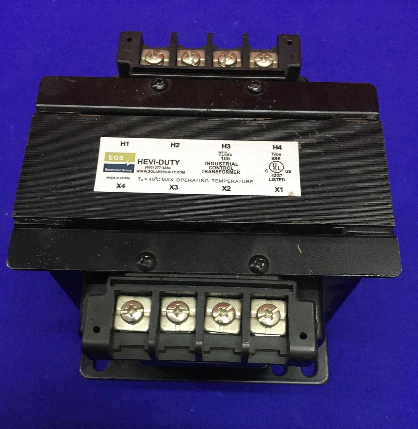 EGS E250TC ヘビーデューティー産業用制御トランス