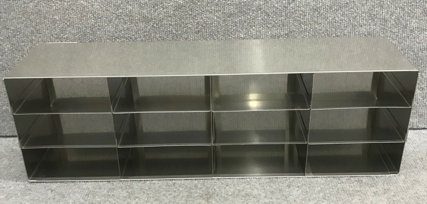 VWR CRYOPRO 89214-644 SS UPRIGHT FREEZER RACK FOR STANDARD 2″ Boxes- Rack Only