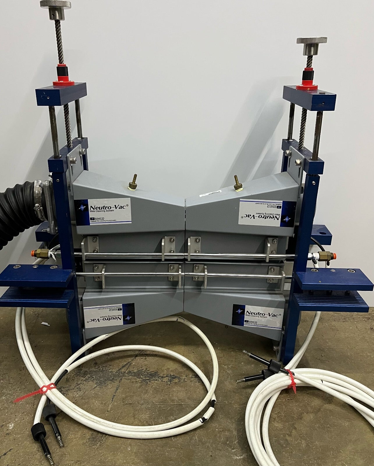 SIMCO STATIC CONTROL MODEL NWS 12" NEUTRO-VAC WEB CLEANING SYSTEM - PARTS/REPAIR