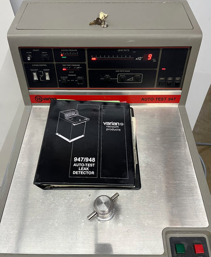 ESPECTRÓMETRO DE MASAS DE HELIO VARIAN AUTO-TEST 947 - DETECTOR DE FUGAS - PARA PIEZAS/REPARACIÓN H2 
