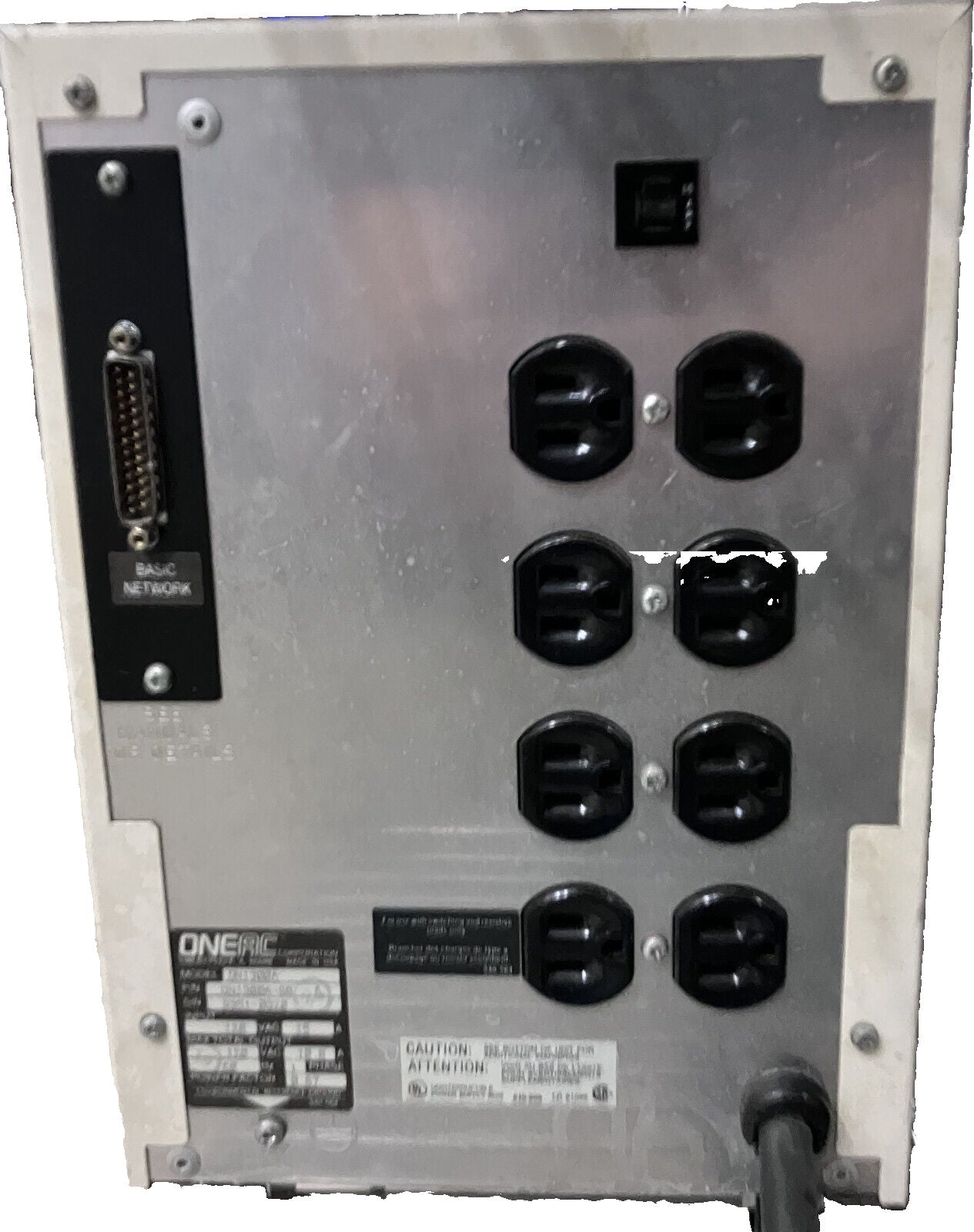 ONEAC CORPORATION POWER CONDITIONING SYSTEM ON1300A-SB