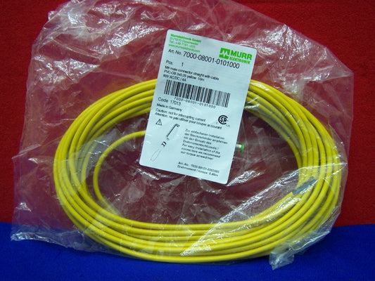 MURR ELEKTRONIK 7000-08001-0101000 M8 MALE CONNECTOR STRAIGHT WITH CABLE