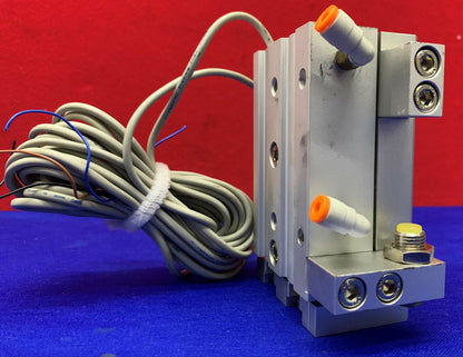 SMC Pneumatic Air Cylinder MXS16-40w/(2)SMC D-M9N Auto Switch Solid State Sensor
