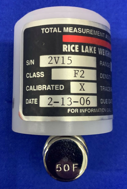 SYSTÈME DE PESÉE RICE LAKE 500G 100G 50G SS CYLINDRIQUE CLASSE DE POIDS F2 
