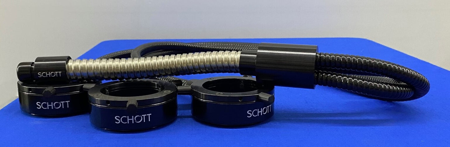 SCHOTT C37392.12.42 1004 - 3 LICHT GLASFASER ILLUMINATOR OPTISCHE LICHTQUELLE