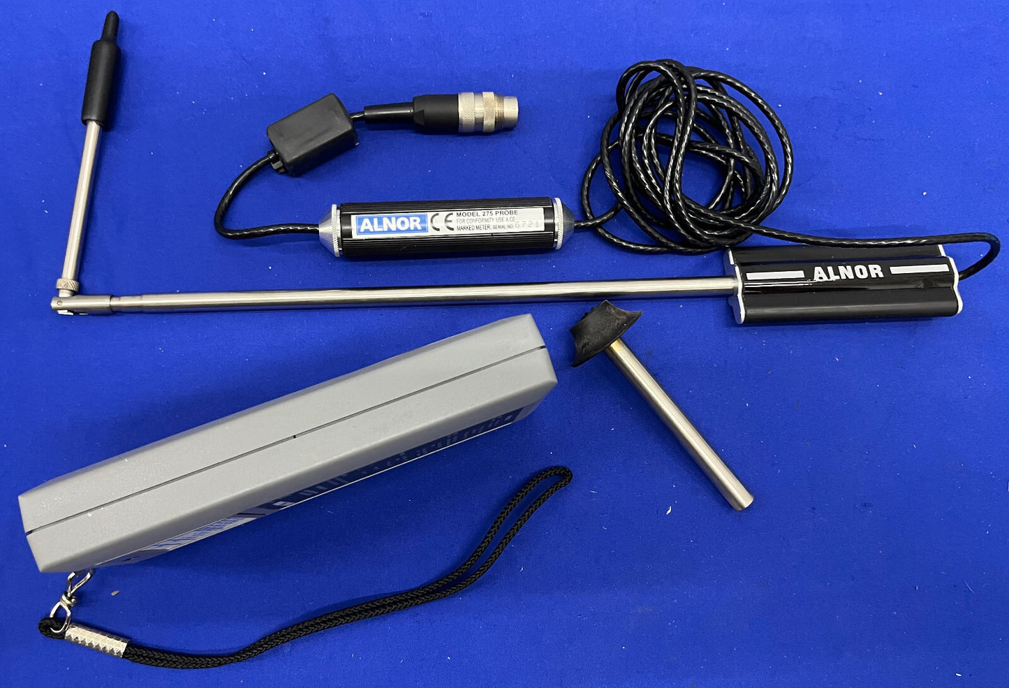 ALNOR APM360 MULTI-PURPOSE METER W/ 275 PROBE - NO PRINTER - FOR PARTS/REPAIR