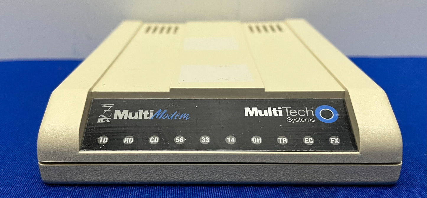 MULTI TECH SYSTEMS MT5634ZBA MULTIMODEM ZBA WITH CABLES & POWER CORD