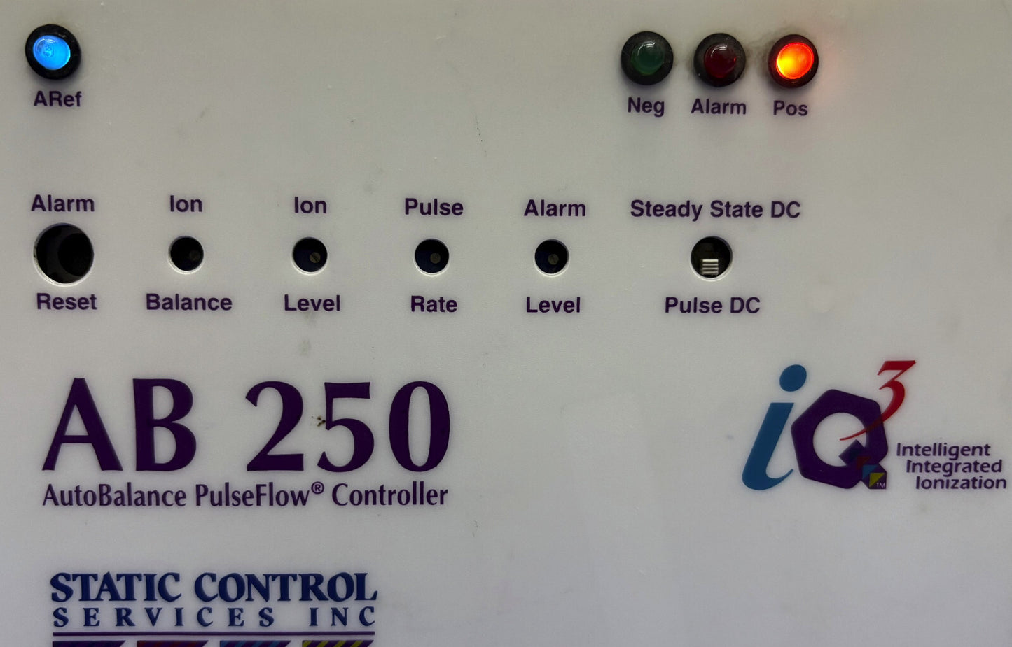 Static Control Services,Auto Balance Pulse Flow Controller,AB 250 PARTS REPAIR