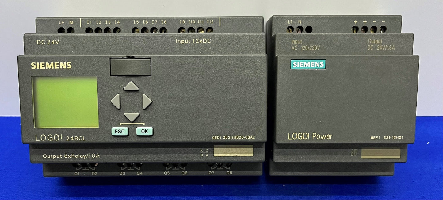 LOGO SIEMENS 24RCL 6ED1 053-1HB00-0BA2 e 6EP1331-1SH01