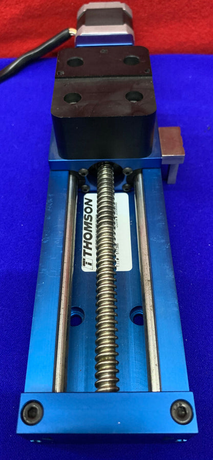 THOMSON MM33LCAL 200 WITH APPLIED MOTION HT17-075 MOTORIZED LINEAR SLIDE