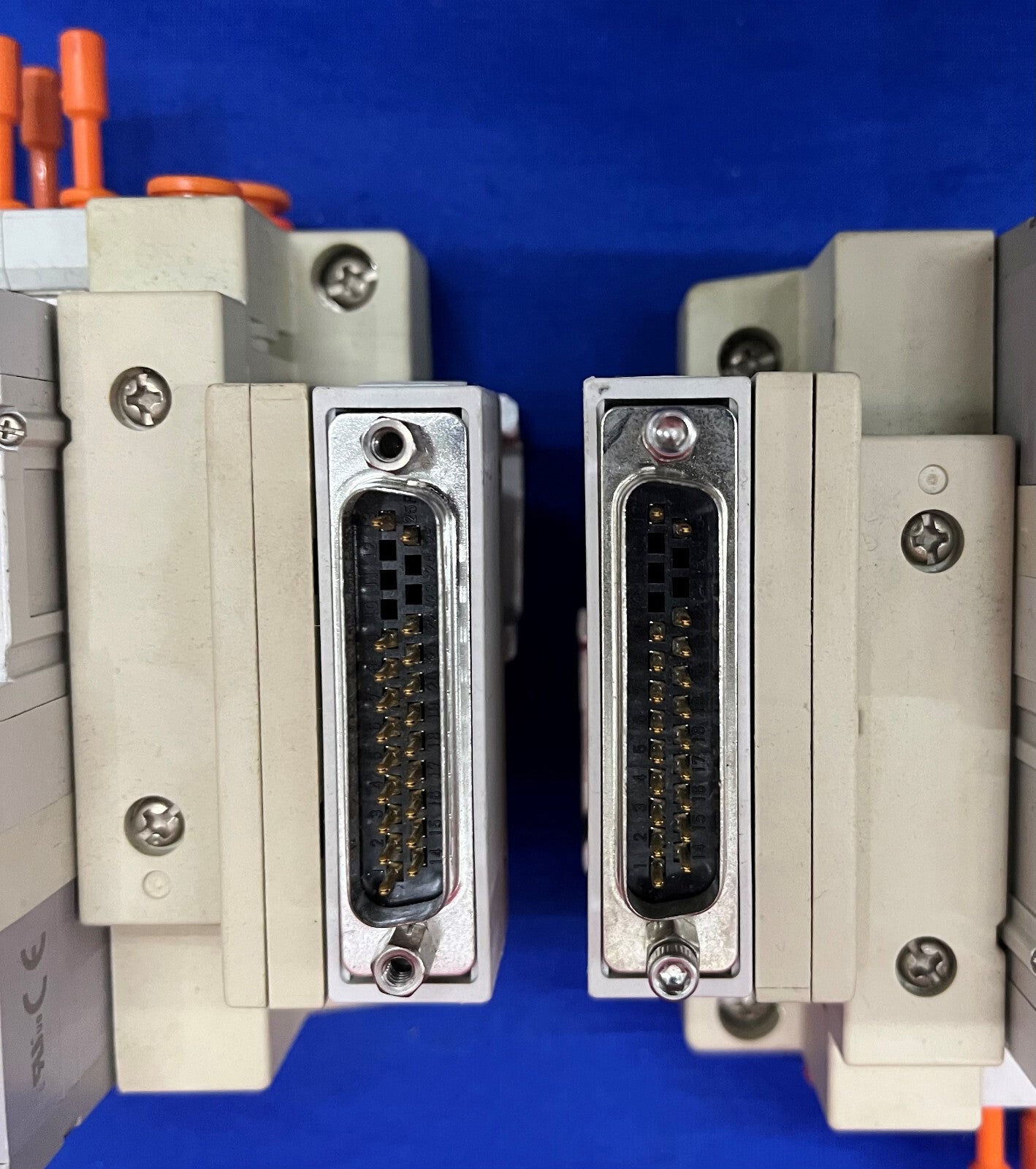 Lot of 2 SMC SS5V1 1011265-00-6 with (5) SV1100-5FU Solenoid Valves