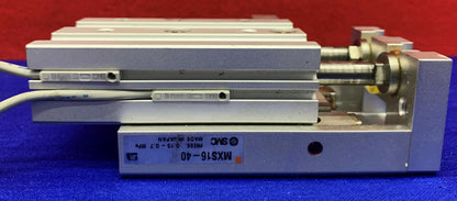 SMC Pneumatic Air Cylinder MXS16-40w/(2)SMC D-M9N Auto Switch Solid State Sensor