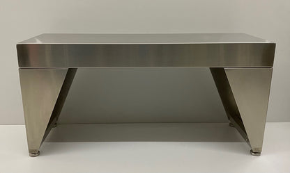 Gowning MMBT Reinraumbank aus Edelstahl, 91,4 x 45,7 x 45,7 cm, verstellbare Füße