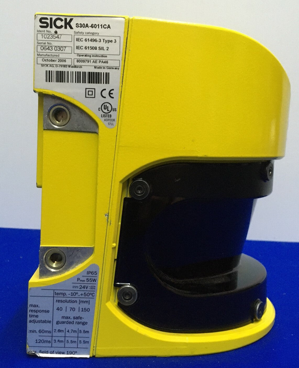 TEILE/REPARATUR SICK S30A-6011CA 1023547 W/S30A-XXXXCA MODUL SICHERHEITS-LASERSCANNER
