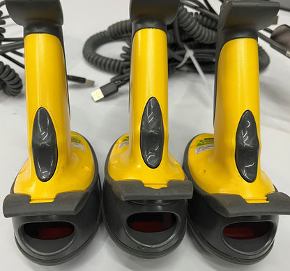 SYMBOL P302FZY-I000 BARCODE SCANNER w/ USB CABLE ST185-0200 LOT OF 3