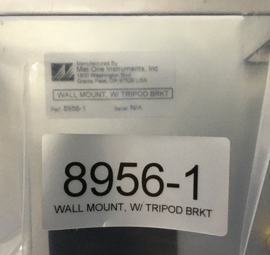 MET ONE WALL MOUNT W/TRIPOD BRKT 8956-1 WITH OMEGA TRIPOD