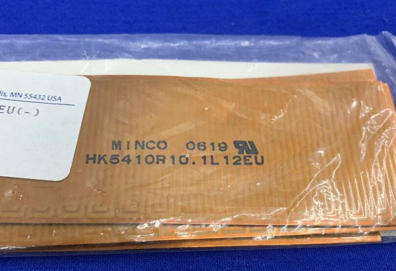 1 PKG OF QTY 6 MINCO HK5410R10.1L12EU (-) D/C 0619,POLYIMIDE THERMOFOIL ™ HEATER