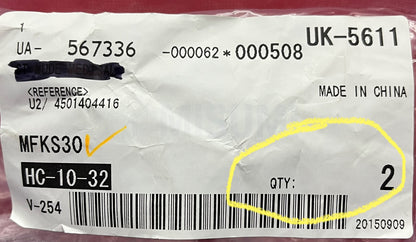 1 PKG QTY OF 2 - MISUMI MFKS30 OIL FREE BUSHING WITH HOUSING BRASS ALLOY FLANGED