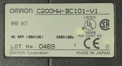 Omron C200HW-BC101-V1 10-slot backplane basiseenheid