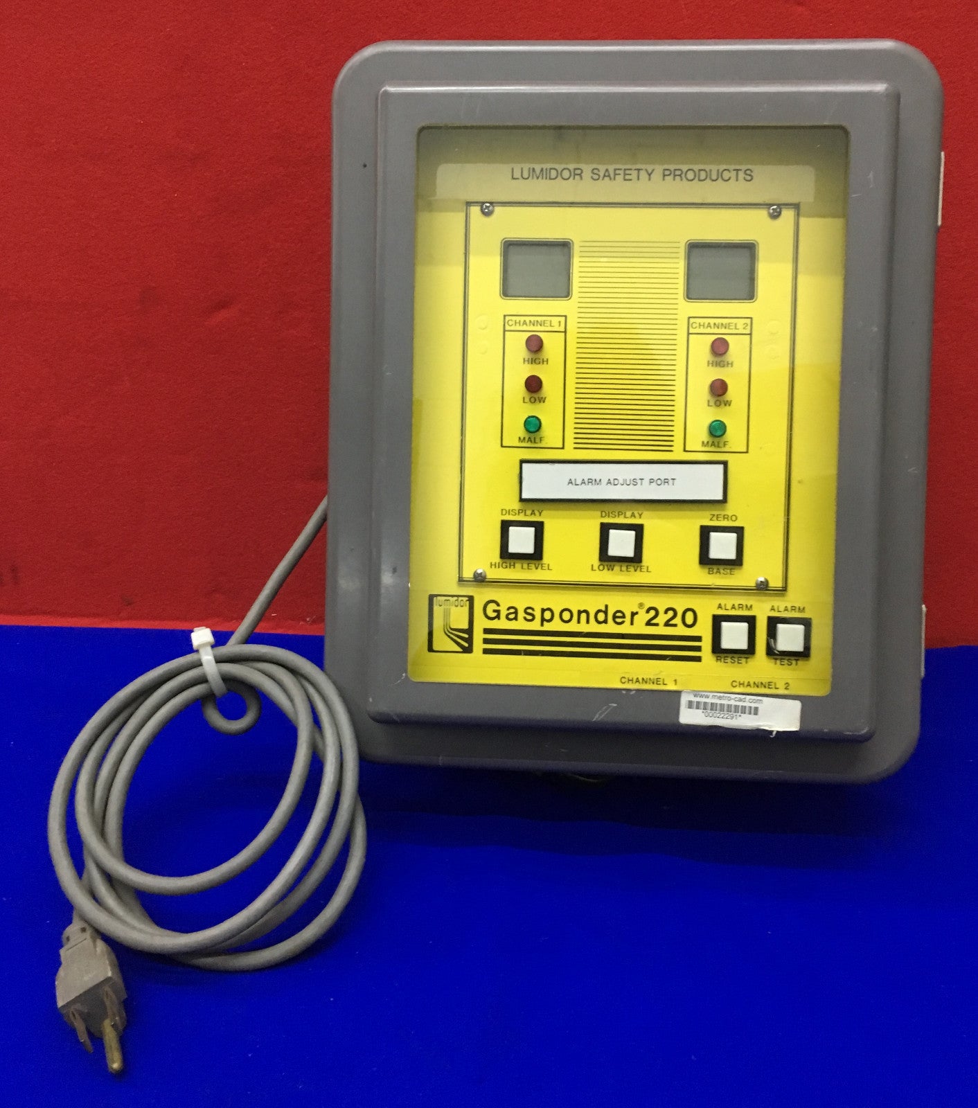 LUMIDOR SAFETY PRODUCTS GASPONDER 220 - TESTED TO POWER ON ONLY